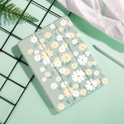 Flowers Case Compatible With iPad iPad 9.7-Inch (6th/5th Generation, 2018/2017)Mini4/5 ,Air4/5 10.9in,With Pen Holder