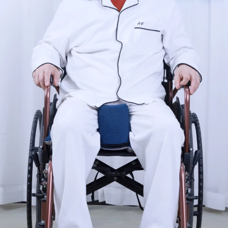 Upgrade Widen Wheelchair Anti Sliding Seat Cushion Anti Pressure Ulcer Cushion Enlarge Elderly Hemiplegic Nursing Seat Cushion