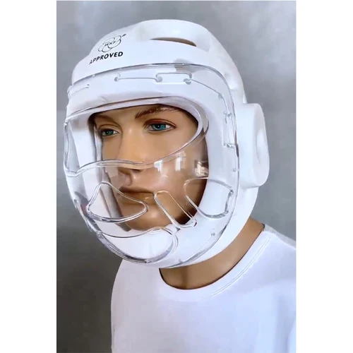 Imagen 2 del producto Casco de Karate WKF, entrenamiento de competición, Sanda, gorros protectores de artes marciales y protectores faciales, equipo de protección Unisex para niños y adultos