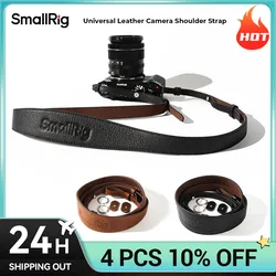 SmallRig 범용 가죽 카메라 가죽 숄더 스트랩, 하중 10kg, 간단한 설치, 100 ~ 110cm - 5209 조정 가능