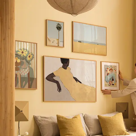 African Woman Beach Poster Canvas Prints Wall Art Printing Home Living Bed Room Bar Hallway Aesthetic Decor Landscape Pictures