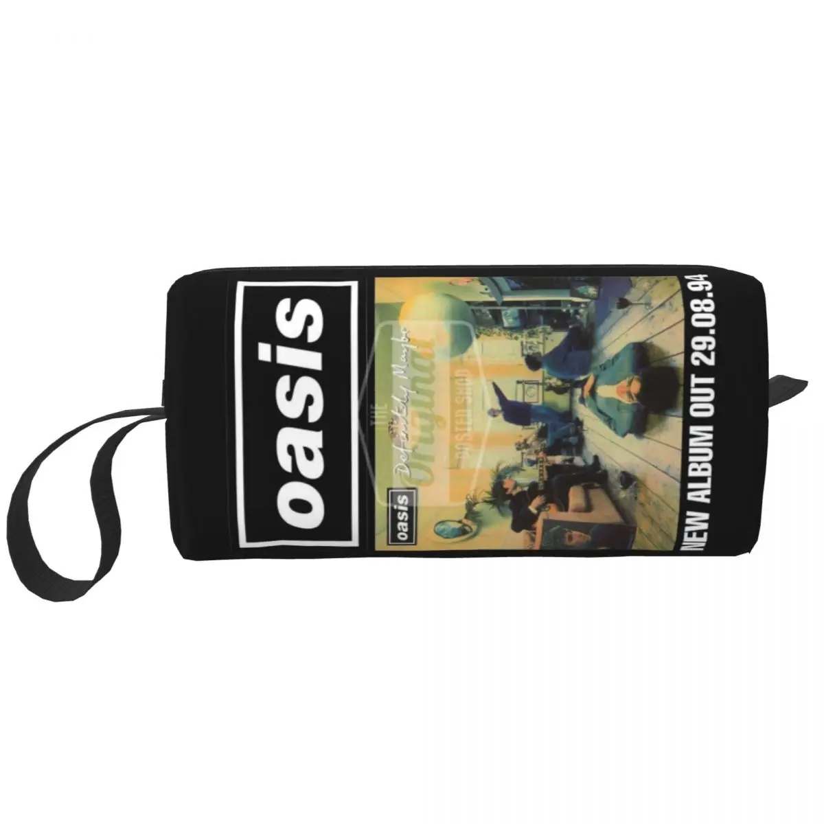 Neceser de viaje con logotipo Oasiss de moda personalizado para mujer, bolsa de maquillaje cosmético, Kit Dopp de almacenamiento de belleza