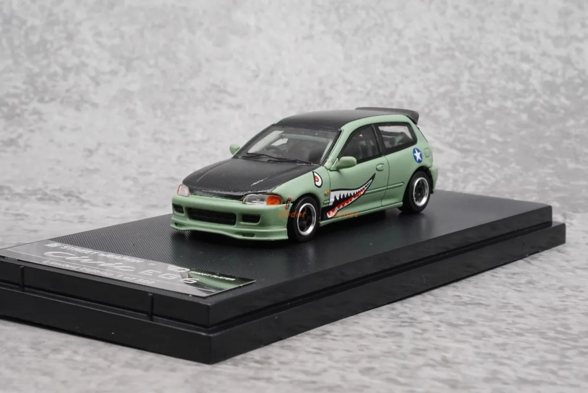 SW Diecast Scala 1/64 Honda Modello in lega di auto Honda CIVIC EG6 JDM Veicoli da gioco Giocattoli per ragazzi Regalo Scatola originale