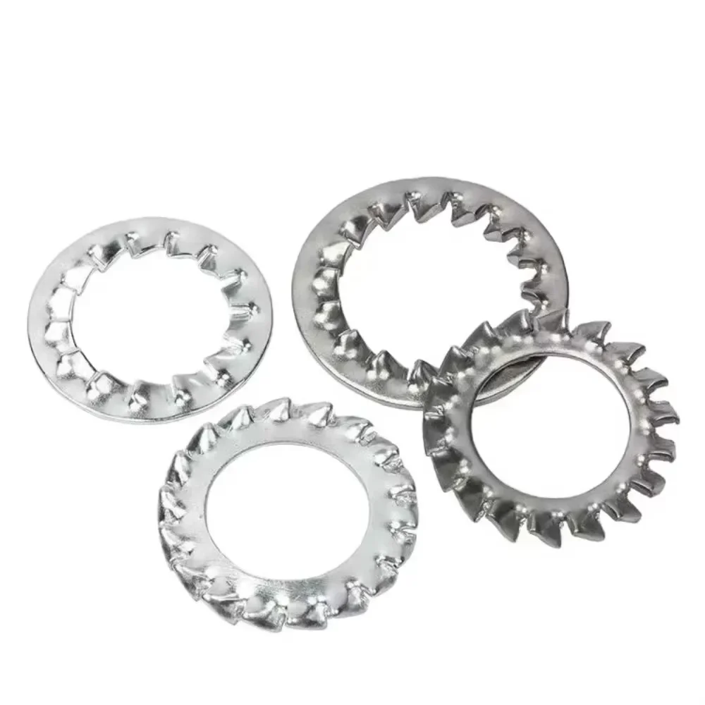 Dacromet 65Mn DIN6798A Elevator Acssories Chinese Manufacturer's External Serrated Washer Bonded Stamping Plated Industrial