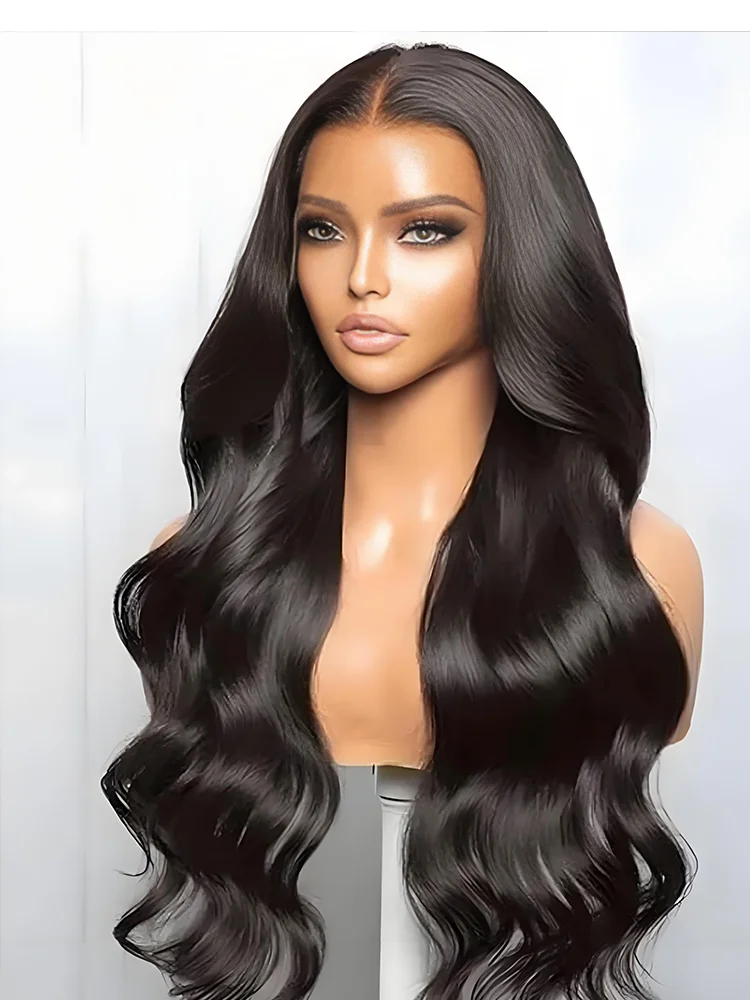 

46 Inch Body Wave Hd Lace Wig 13x6 Human Hair Brazilian Pre Plucked Human Hair Lace Front Wig 360 Full Lace Wig For Black Women