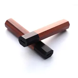 1pcs Octagonal Handle for Kitchen Knife Handle Red Sandalwood bony Knife Handle