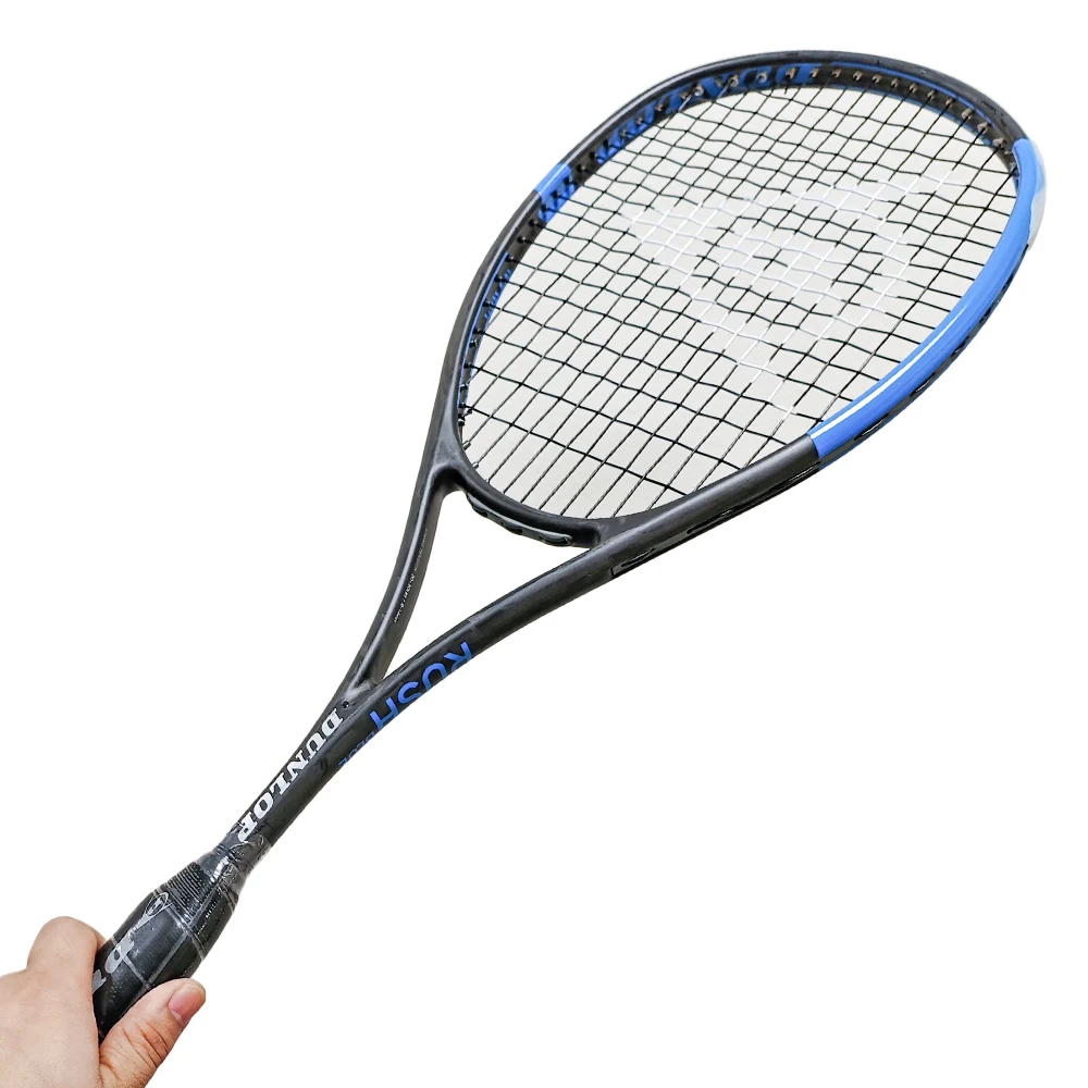 

Dunlop RUSH BLUE Carbon Squash Racket，Professional Training Accessories | High-Performance Squash Racquet