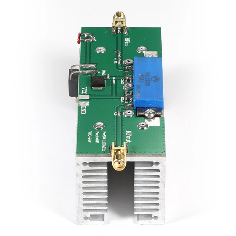 8W Microwave RF Power Amplifier Image Transmission Amplifier Module Board With Cooling Fan 600-1100Mhz Amplificatore