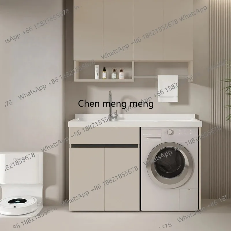 laundry pool Laundry cabinet Honeycomb aluminum balcony laundry Living Room Cabinets integrated combination Furniture