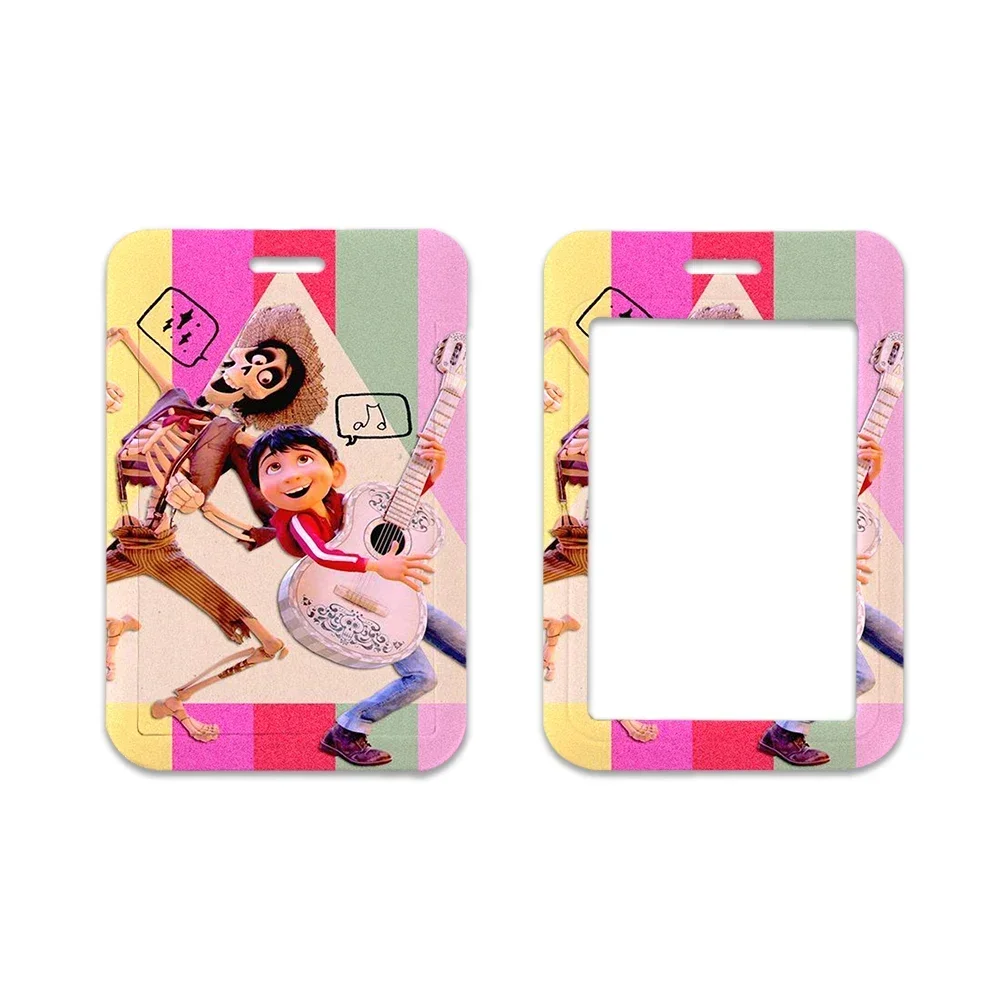 

Disney Movie Coco Lanyard ID Card Holder Lanyard Credential Holders Neck Straps Women Badge Holder Keychains Accessories