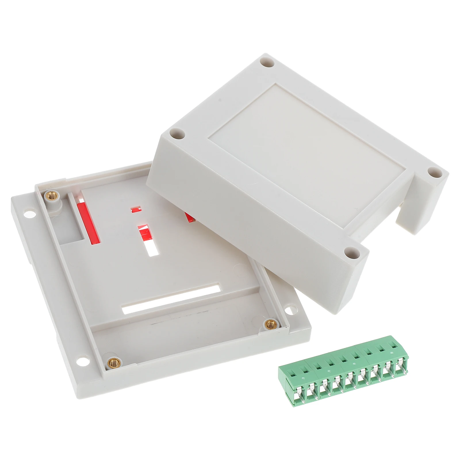 

Junction Box Terminal Block White Plastic Housing Compact Size ABS Cover High Temperature Resistance Waterproof Electrical Box