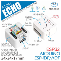 M5Stack Official ATOM Echo Smart Speaker Development Kit