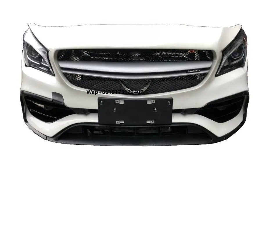 

Classic Popular CLA Series W117AMG Front Assembly Front Mouth Encircle Bumper Guard Front Face Head Nozzle for