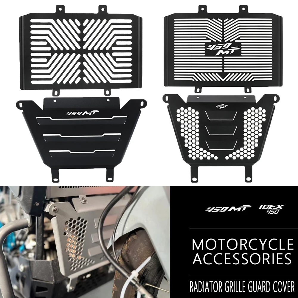 

Motorcycle Radiator Grille Guard Protector Cover Mesh Protection Part For CFMOTO CF 450MT 450 MT MT450 Ibex450 2024 2025 2026