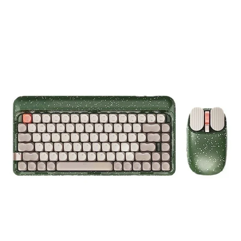 

New dots, mechanical keyboard wireless, three-mode hot-swappable 84 keys, mouse office set