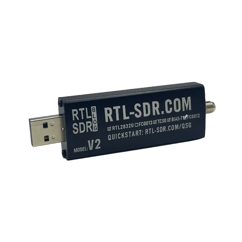 SDR Software-Defined Radio Receiver RTL-SDR V2 RTL2832U equipped with FC0012 tuner, 22-948.6MHz band SMA software-defined radio