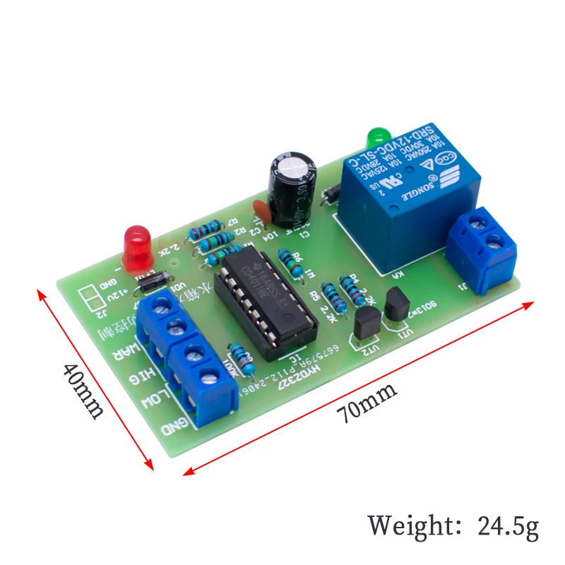 DIY kit for automatic water level control of water tank and automatic liquid level controller, electronic training parts