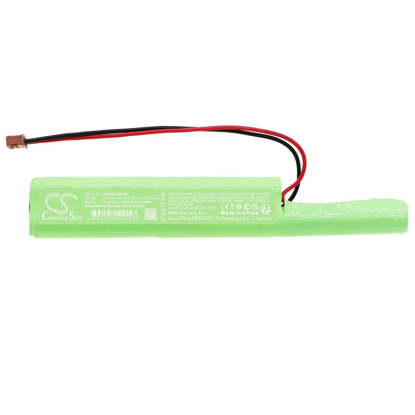 Cameron Sino 700mAh Roughness Tester Battery 12BAA240, 5HR-AAAU, 2261584 for Mitutoyo Surftest SJ-201