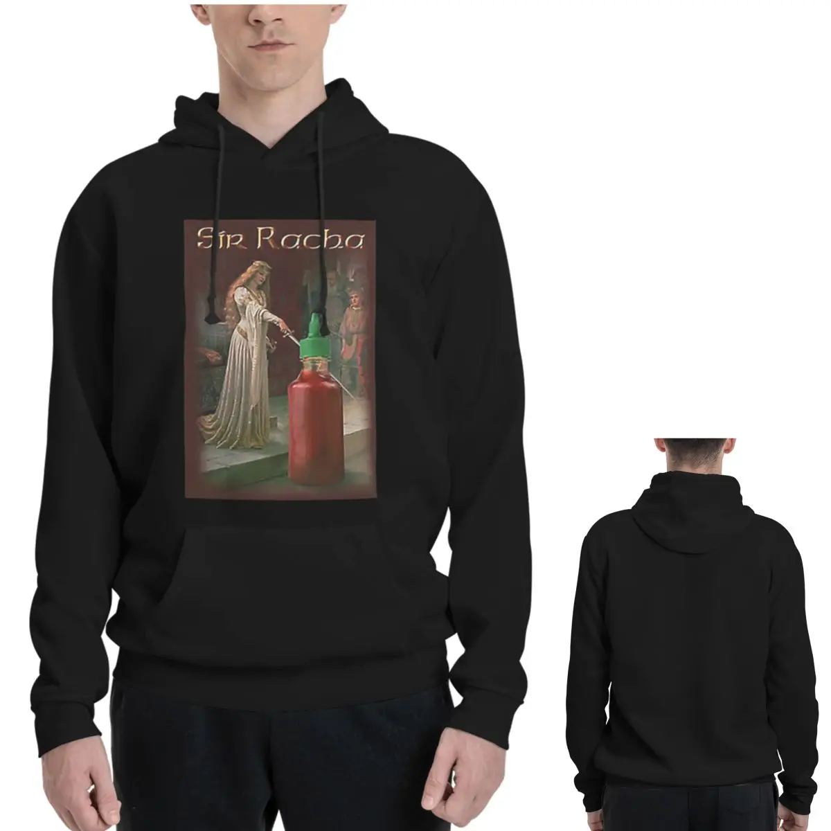 Sir Racha Sriracha salsa sudaderas con capucha hombres mujeres Casual pulóver sudaderas moda ropa de manga larga Otoño Invierno
