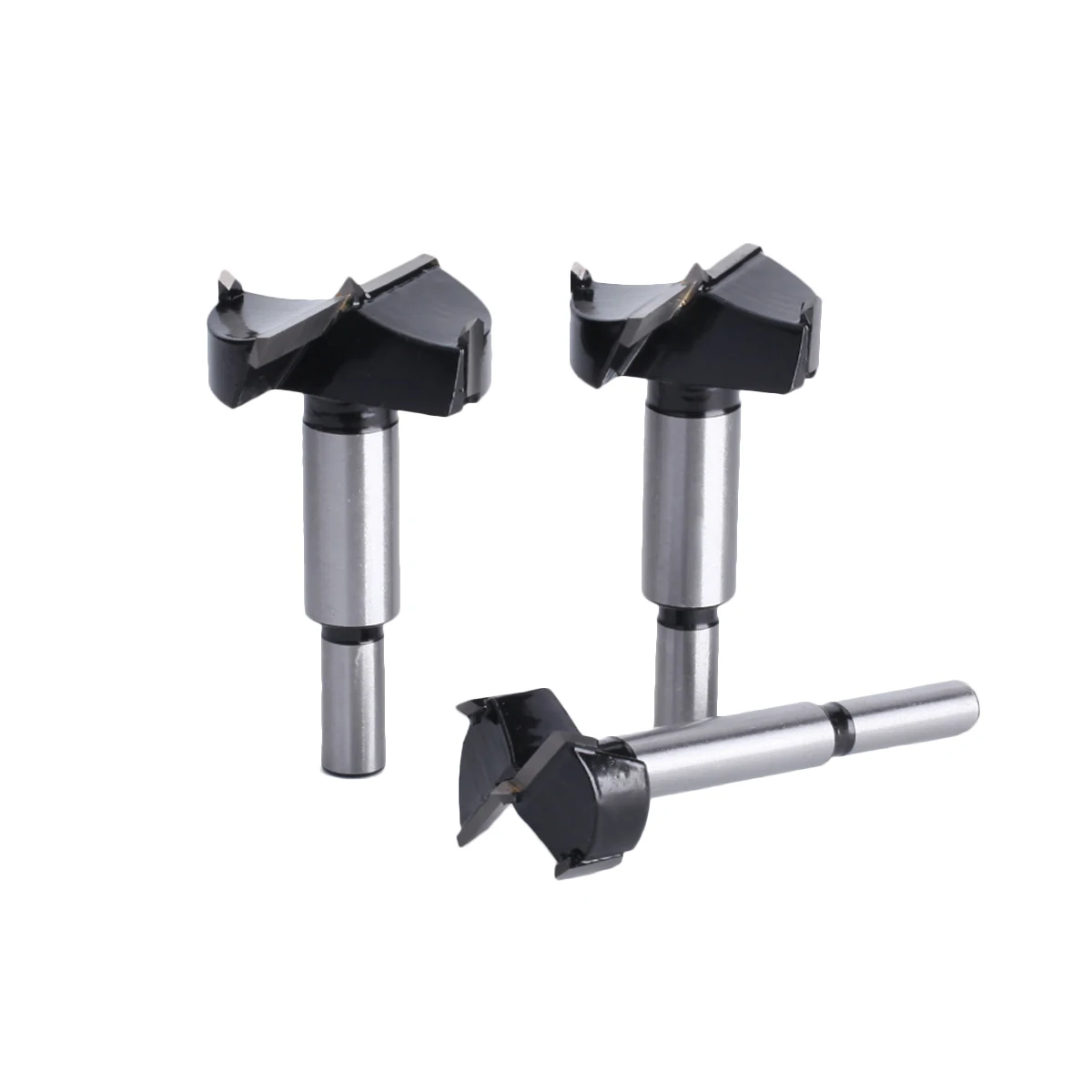 Brocas perforadoras de acero al carbono Forstner de 15mm-100mm, sierra de agujero autocentrante para carpintería, juego de herramientas de corte de