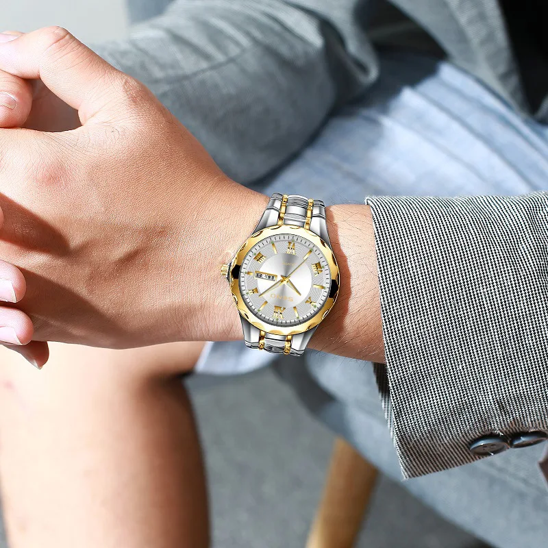 

Men Luxury Quartz Watch Waterproof Male Wrist Watches Men’s Luminous Non Automatic Casual Quartz Watches for Man