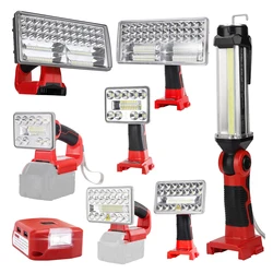 For Milwaukee 18V Li-ion Battery LED Work Light Portable Flashlight Emergency Flood Lamp Handheld Camping lamp