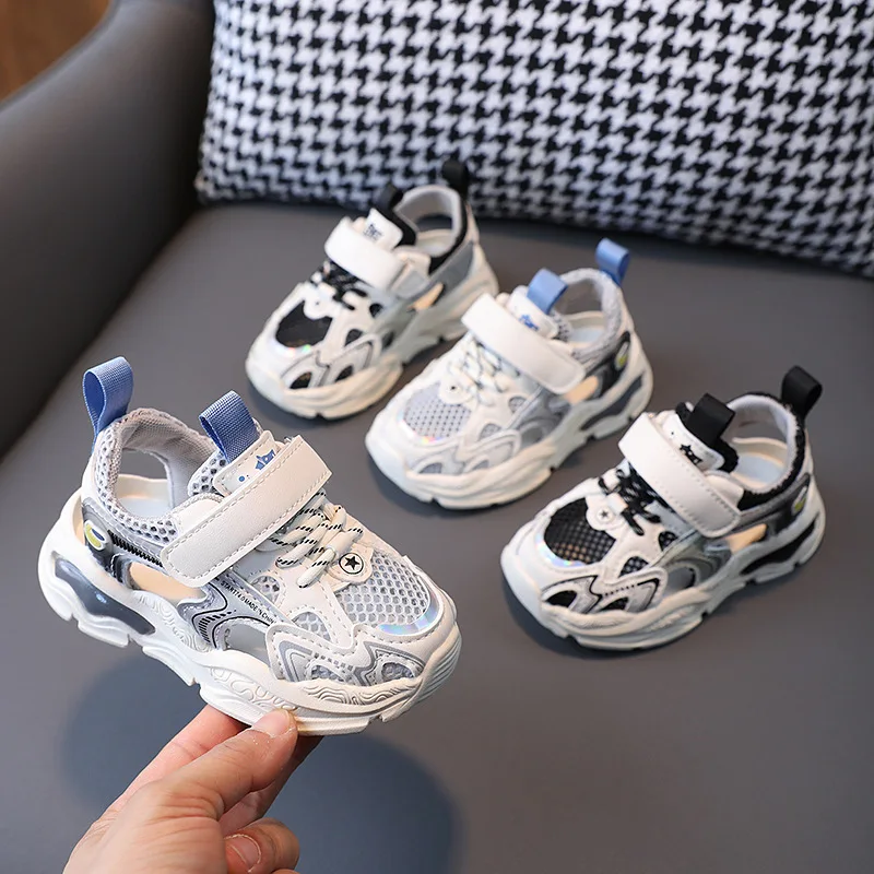 

Cut-Outs Children's Sneakers Girls Shoes Kids Sports Shoes for Boy Casual for Toddlers SummerTennis Female Breathable Shoes 2025