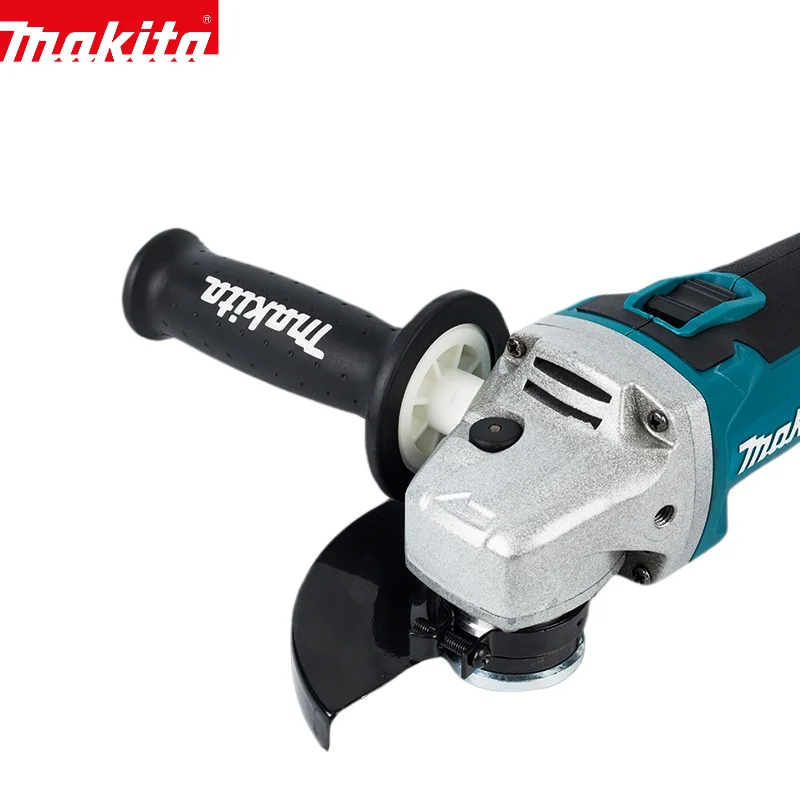 Makita 18V 125/100mm DGA404 Brushless Lithium Electric Angle Grinder Rechargeable Cutting Machine High Power Polishing Machine