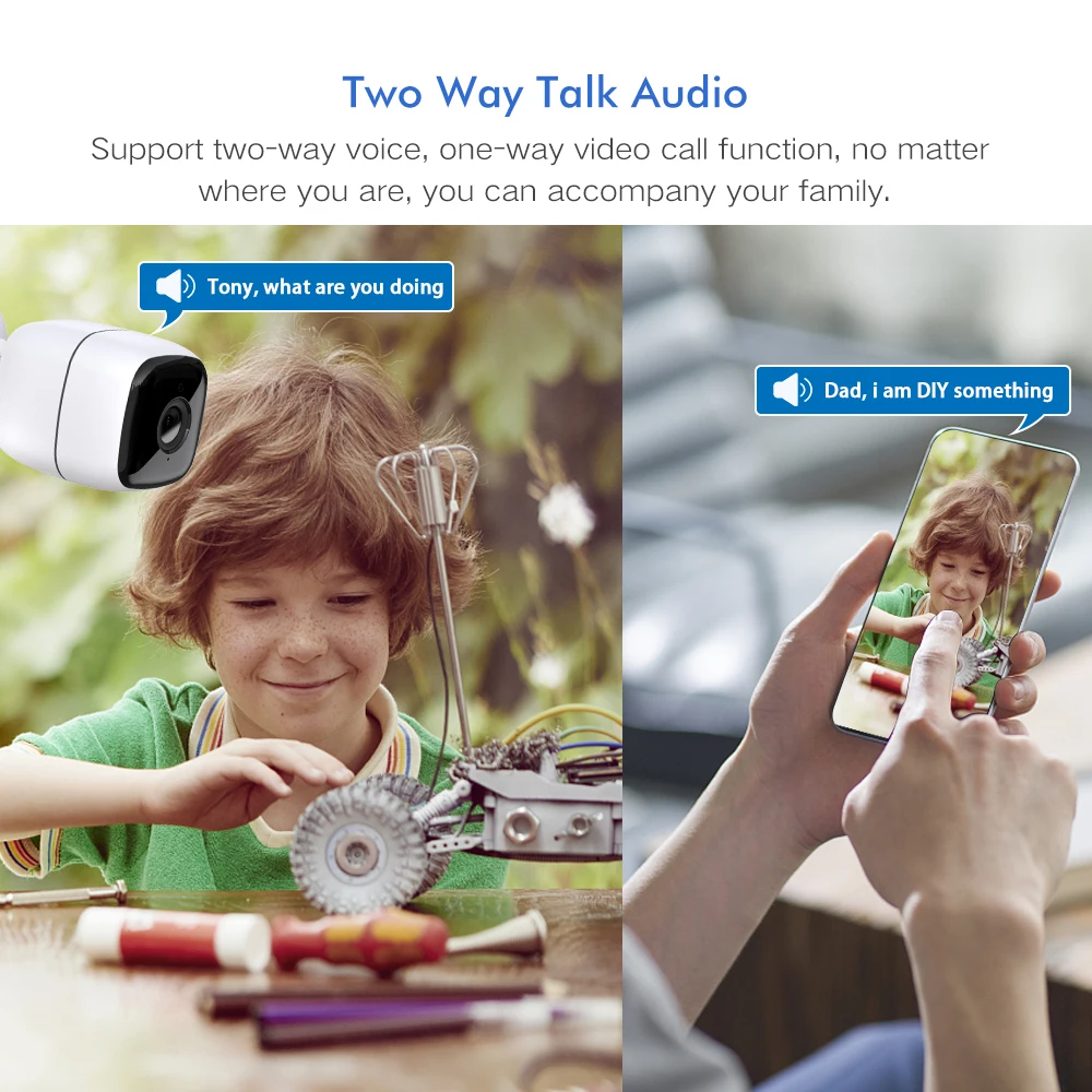 Смарт-Камера Tuya с Wi-Fi, 1920x108, 0p