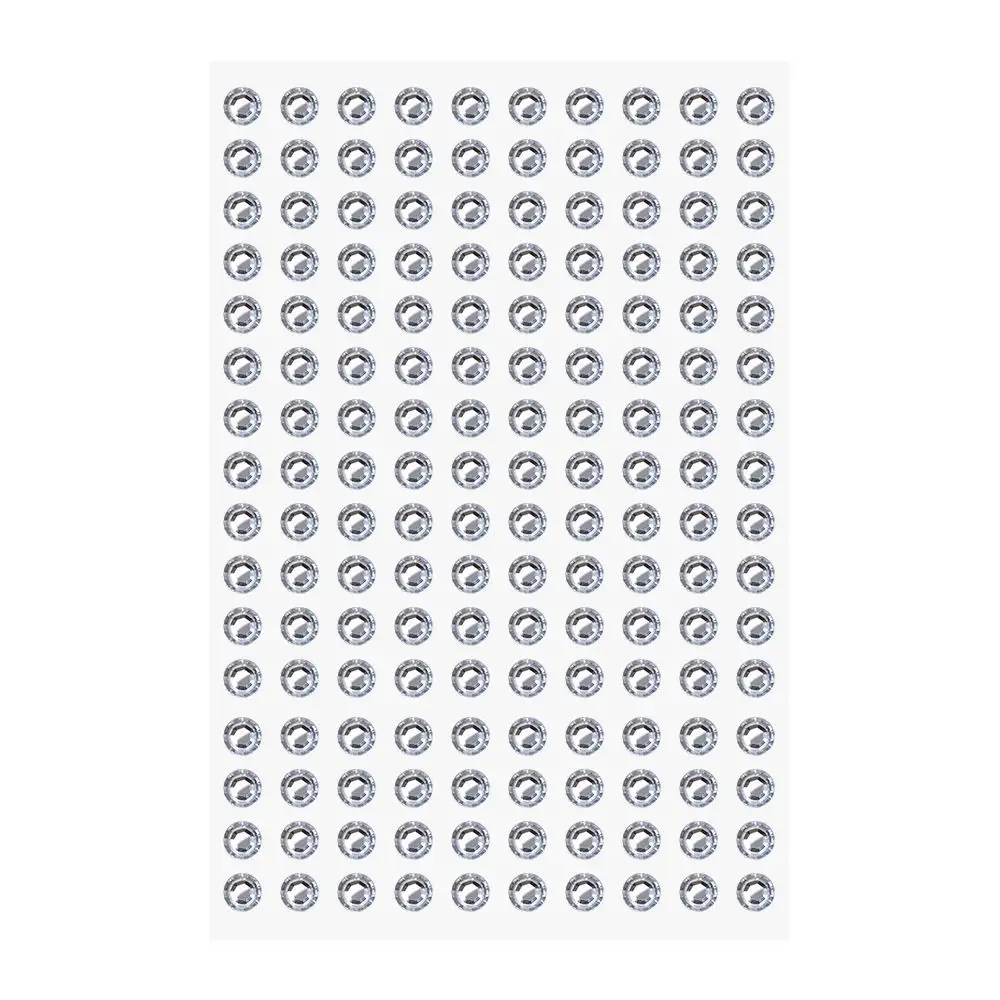 

Shiny Face Rhinestone Crystal Stickers 3-12MM Fashion Eyebrow Eyeshadow Stickers Nail Art Decoration Self Adhesive
