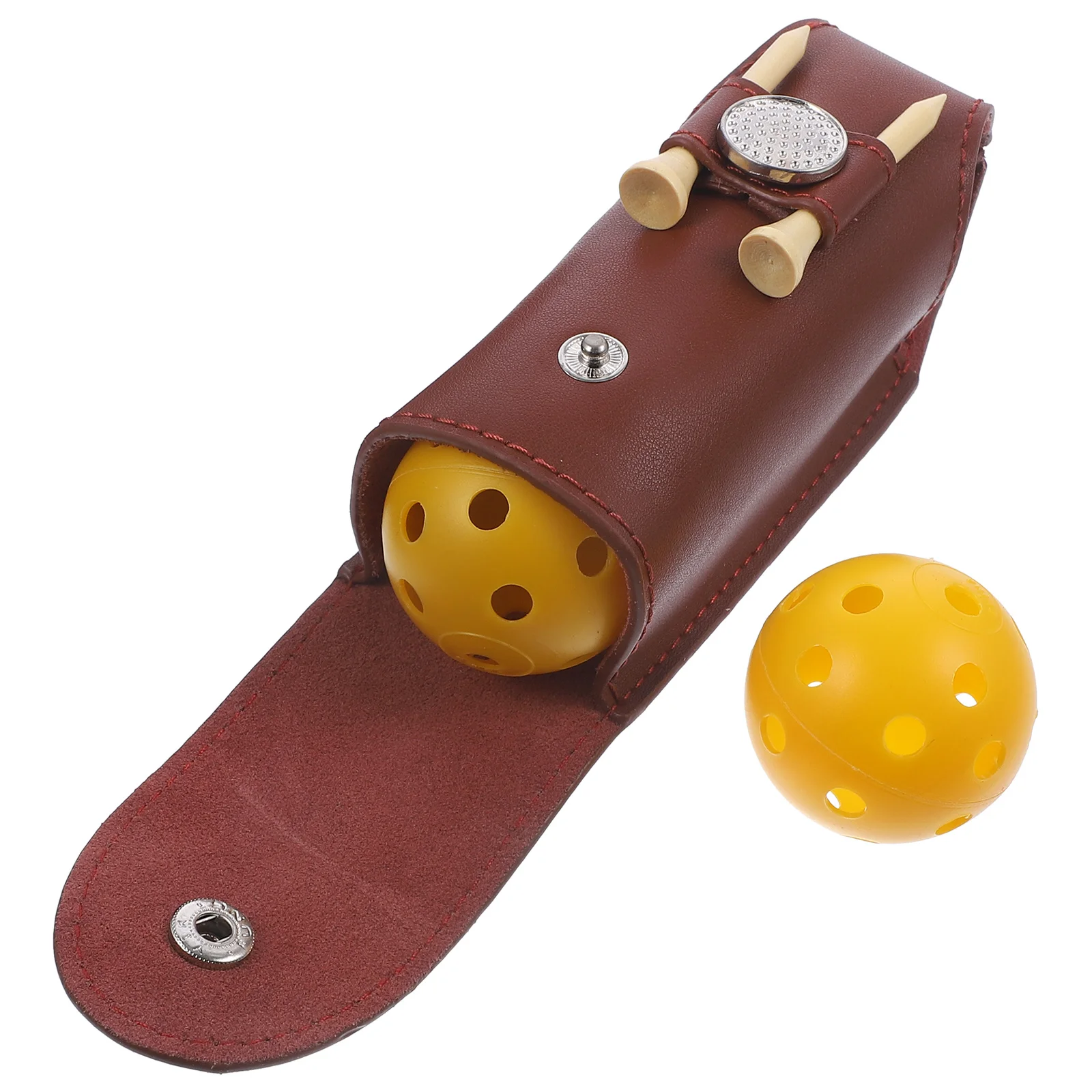 Wear-Resistant Reusable Professional Golf Ball Bag Portable Waist Storage Convenient Golf Tee Holder Professional Golfs Ball