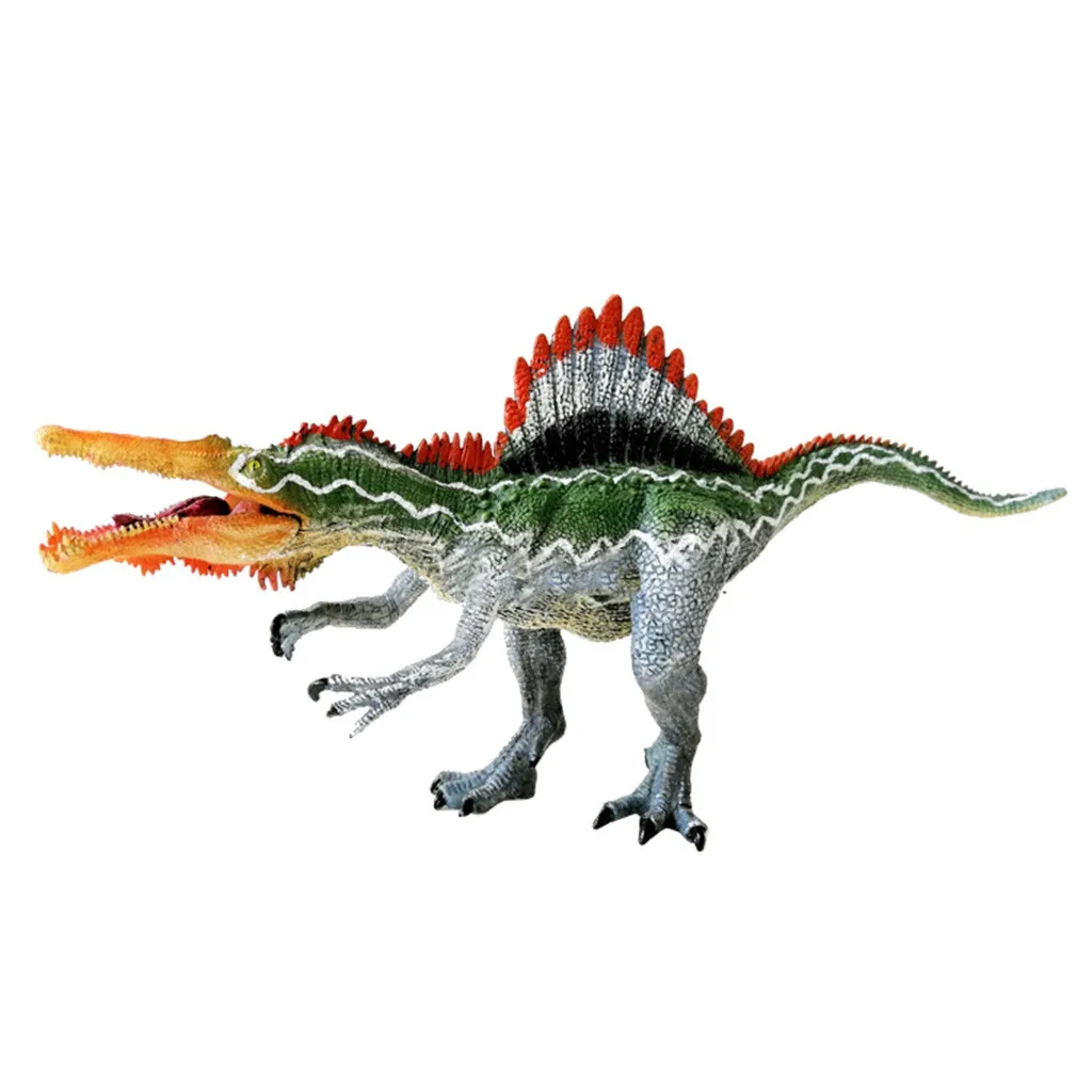 Large Dinosaur Spinosaurus Gift Kids Toy Model Figure 12.6'' Model Education Farm Girl Vintage 1