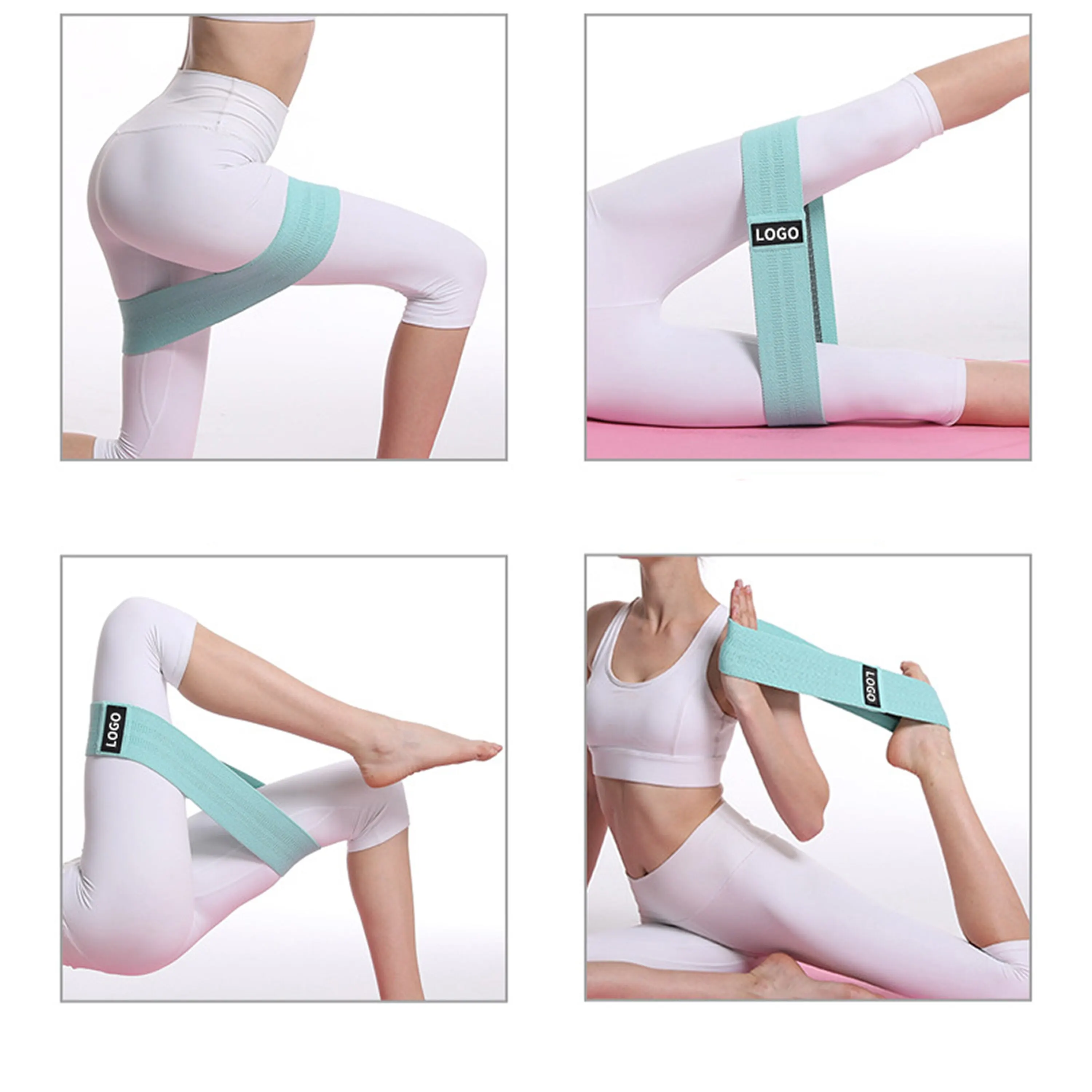 Fitness Beauty Body Squat Hip Stretch Latex Yoga fascia elastica