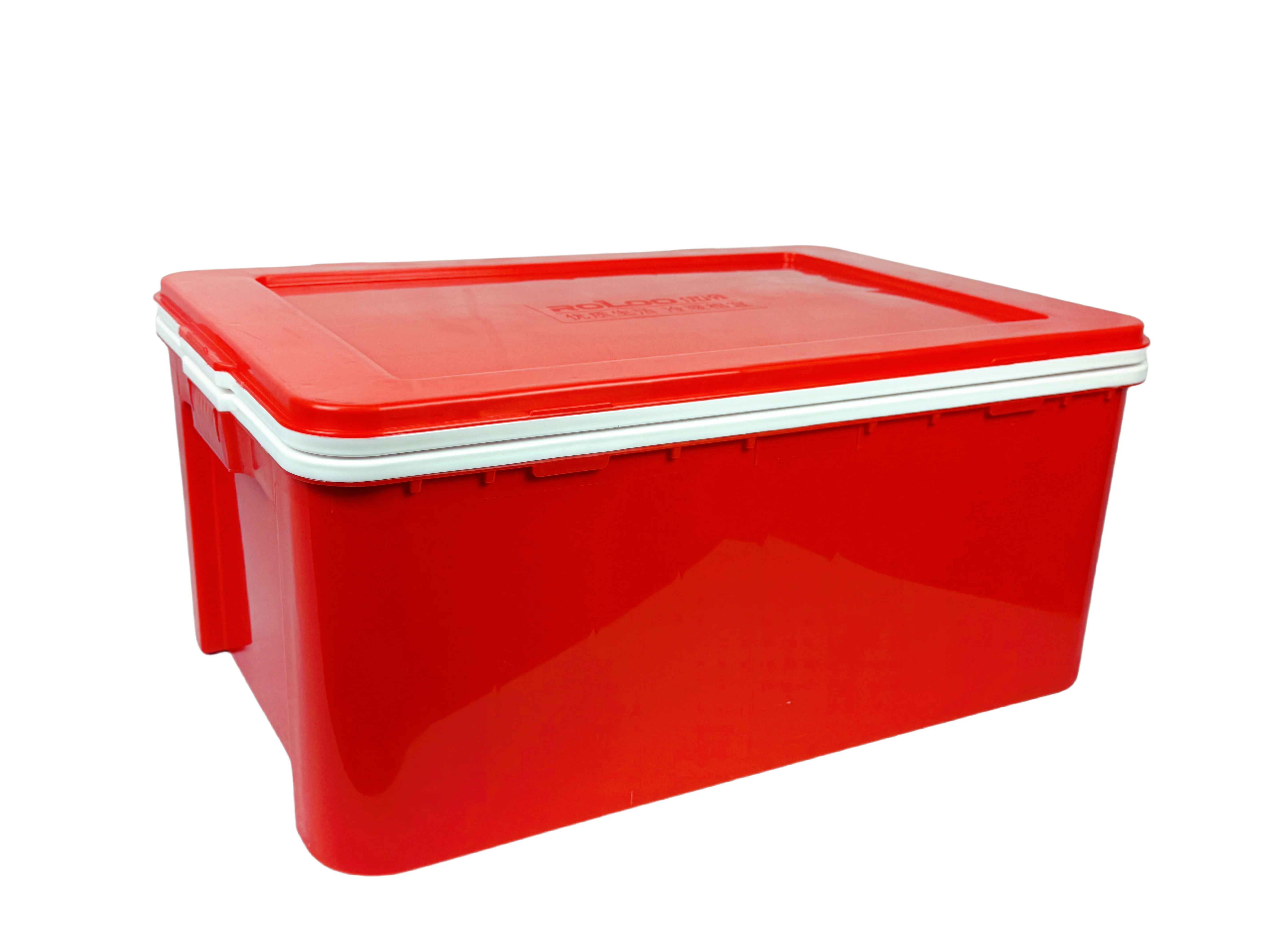 صندوق تبريد معزول لمقلاة الطعام سعة 35 لترًا، حقن PP مصبوب للتخزين البارد والنقل، صندوق معزول