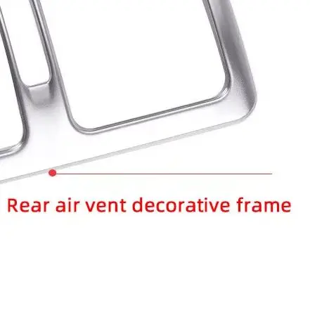 

For Mercedes Benz GLK X204 C W204 2007 2008 E Class Coupe C207 2009-2014-2016 Car Rear Air Conditioning Vent Outlet Frame Cover