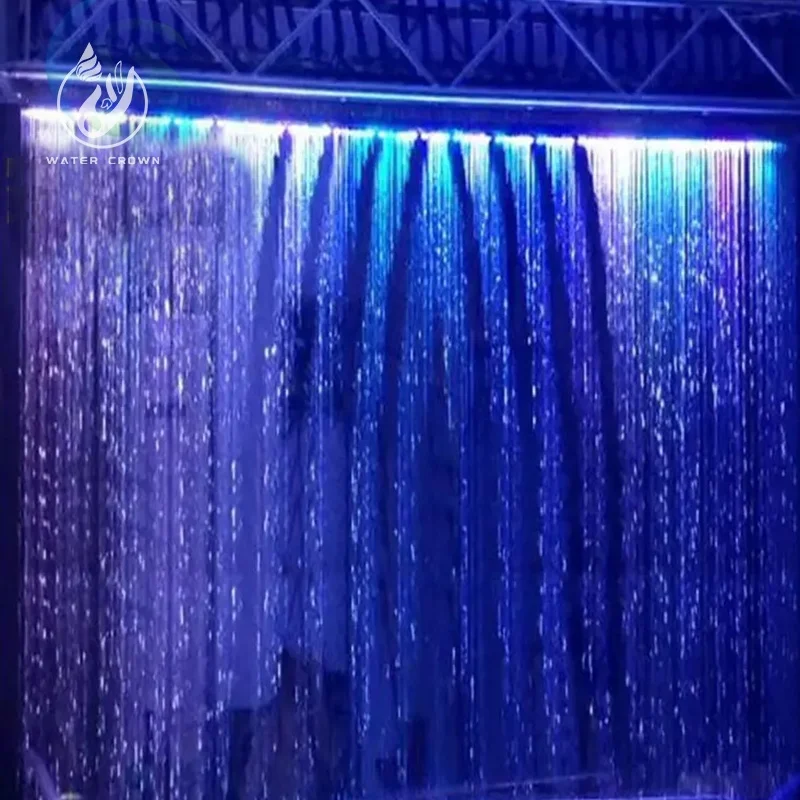 custom.Crown Modern Premium Outdoor Garden Curtain High Quality Digital Design with Elegant Accent Living Fountain