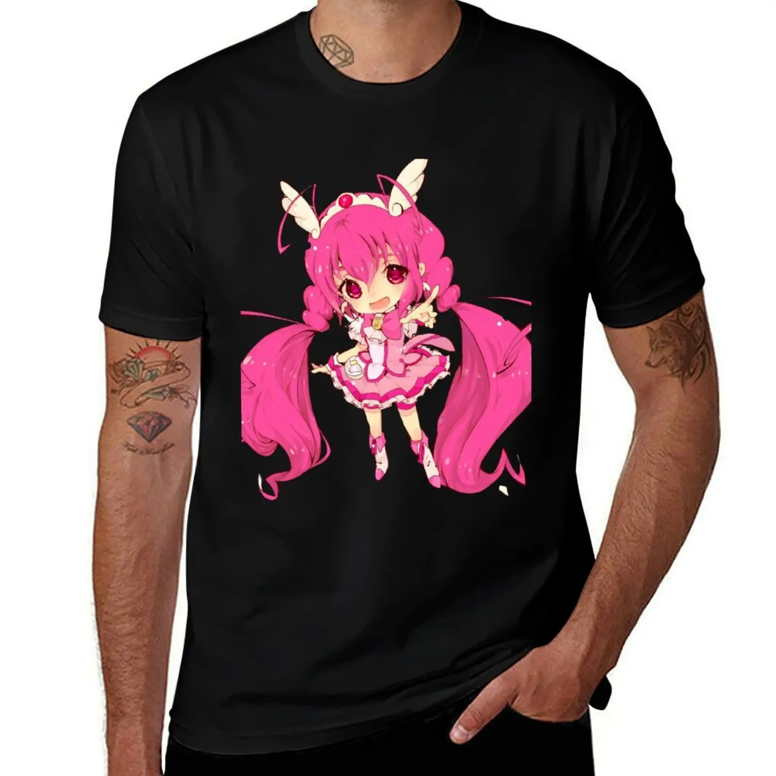 Smile Precure!، علاج سعيد، Hoshizora Miyuki، Fanart، Pixiv، Fanart تي شيرت أنيمي تي شيرت للرجال تي شيرت #1