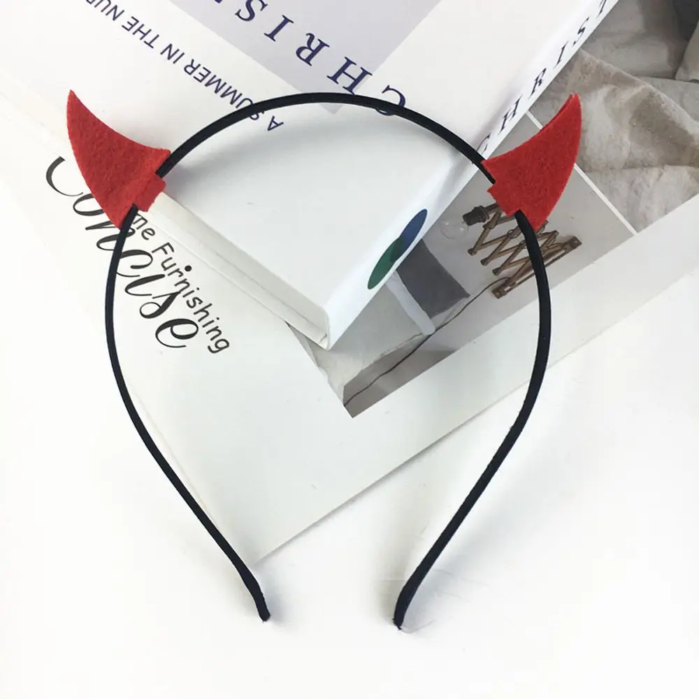 Cute Hair Accessories Pumpkin Non-slip Devil Wings Bat Halloween Headband Korean Hairbands Animal Ears Women Hair Hoop