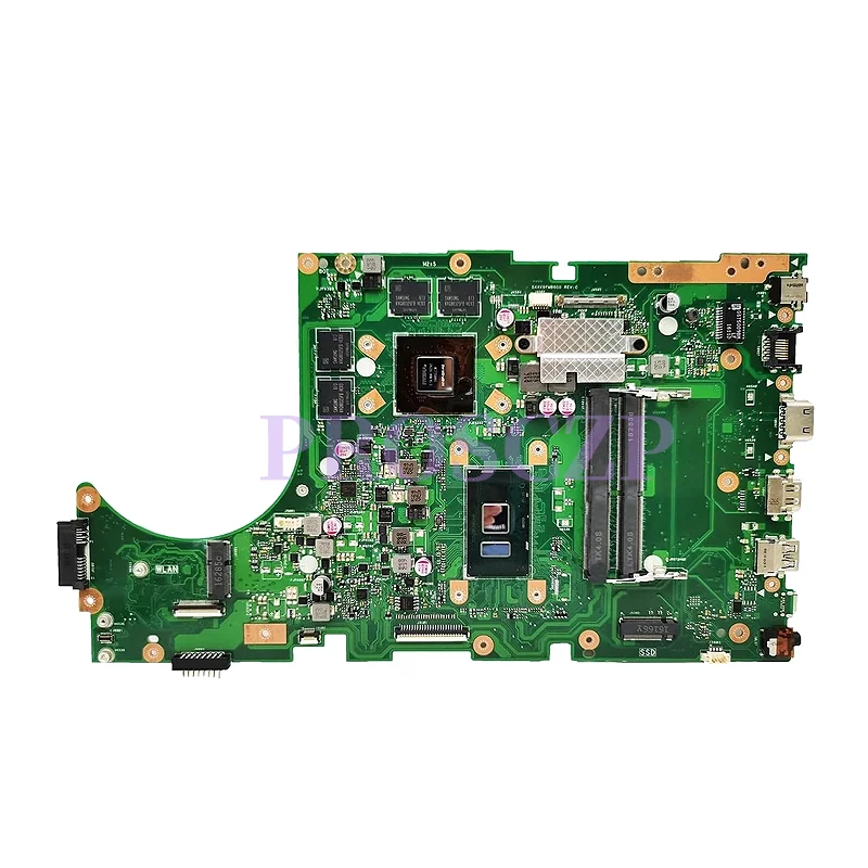 X756UX ل Asus X756U X756UXM K756U X756UB X756UX اللوحة الأم للكمبيوتر المحمول مع i3 i5 i7-6th Gen CPU GT940M/GT950M GPU DDR3 اللوحة الرئيسية #2