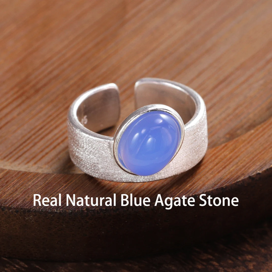 Women's Irregular Moonstone Ring, 925 Sterling Silver Gift