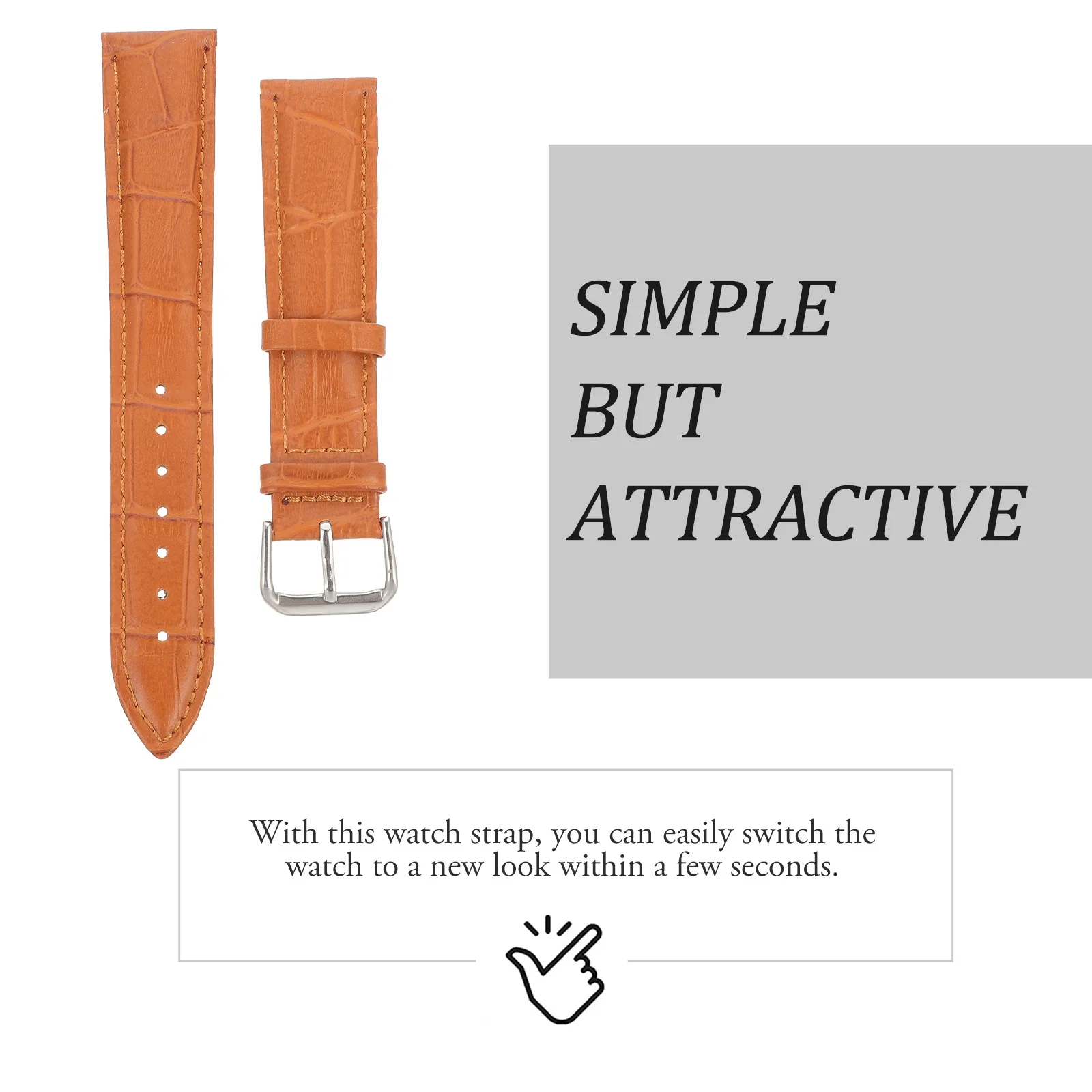 

Premium Quick Release Watch Strap Adjustable Replacement Band For All-Match Durable Comfortable Smooth Texture