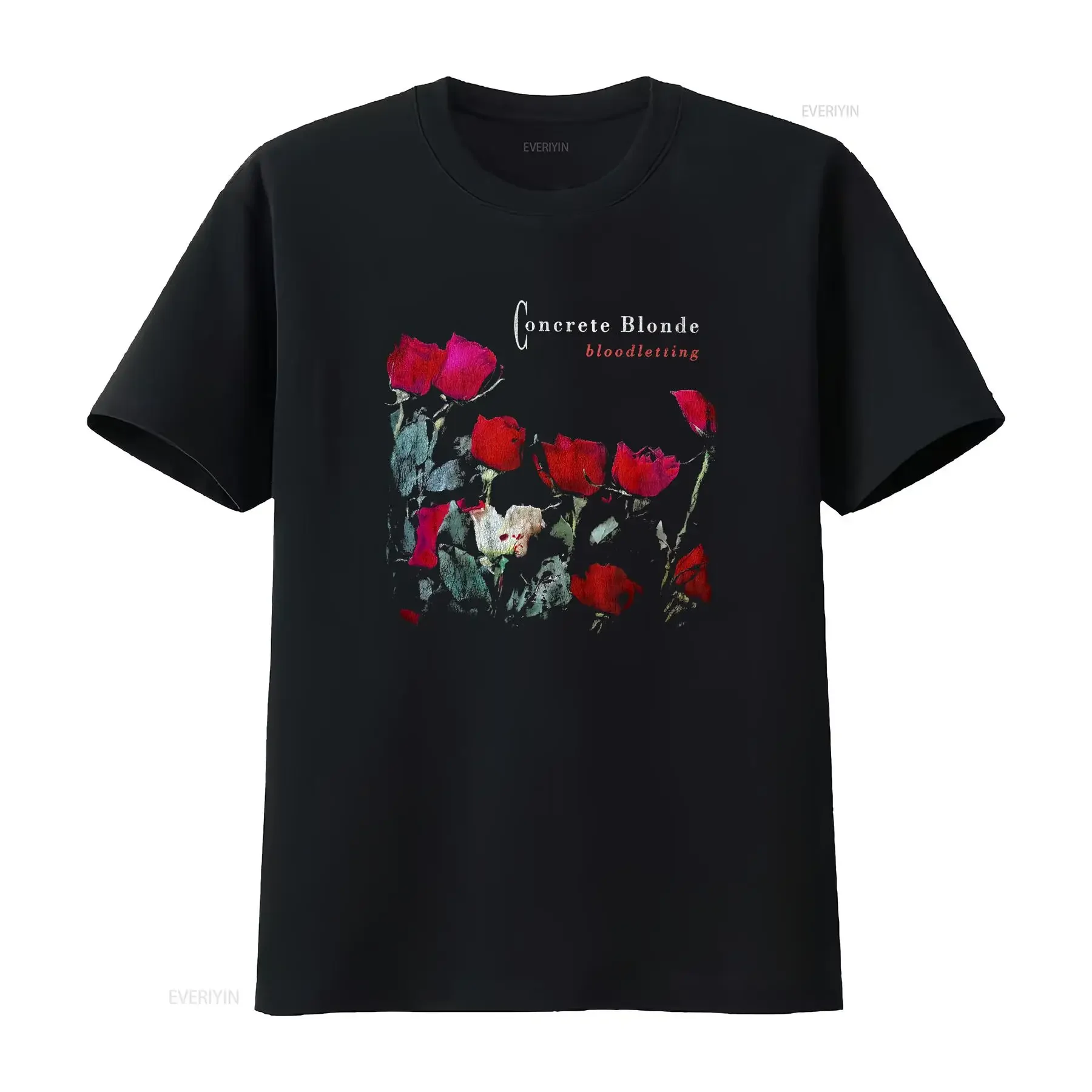 Concrete Blonde Rare 90s Rock T Shirt vintage Washed Breathable streetwear Comfortable designer clothes Top For Everyday Wear