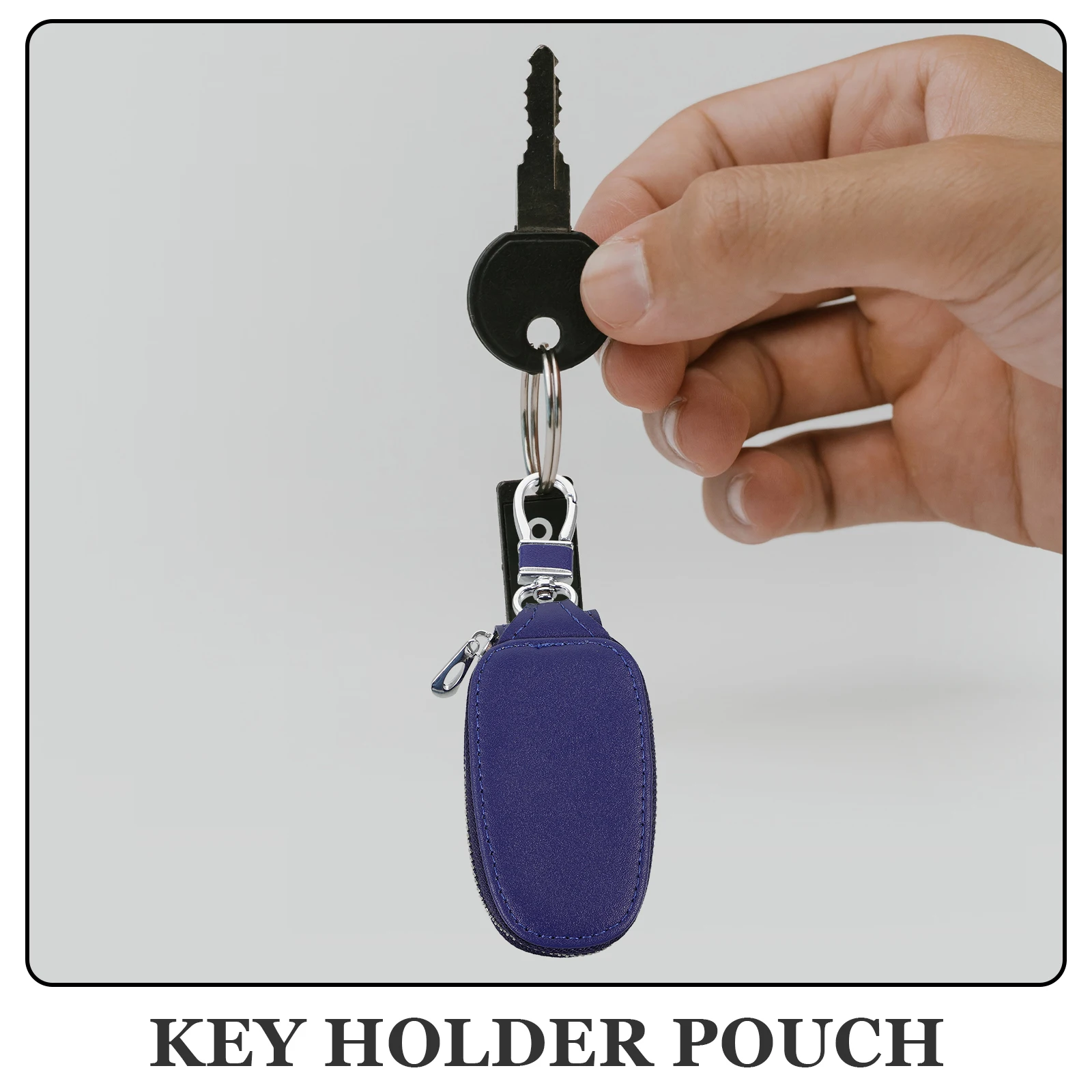 

Key Case Keychain Bag Pouch Small Bags Cover for Car House Keys Key Holder Multi Storage Durable PU Splashproof
