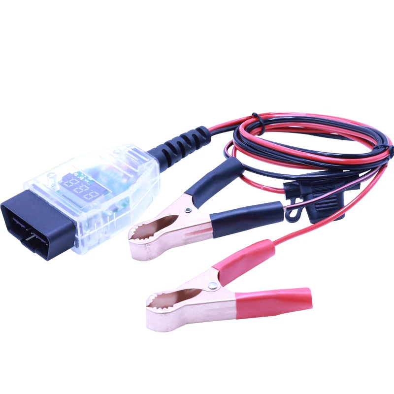 1PC 디지털 디스플레이 자동차 배터리 테스트 안전 obd 컴퓨터 ecu 메모리 보호기 교체 감지 도구 자동 수리 액세서리