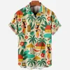 Hawaiian Beach Travel Surf Casual Shirts