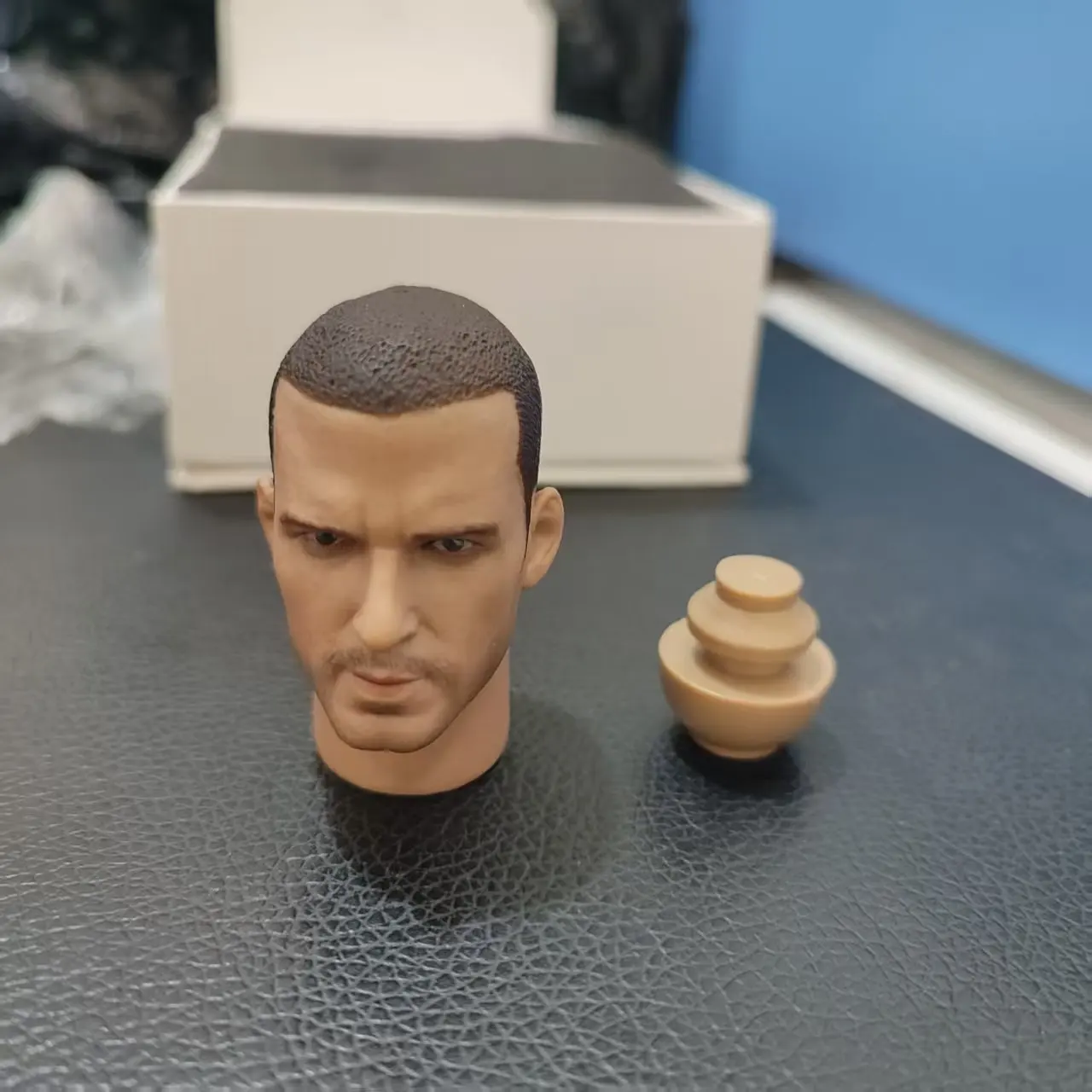 In Store Headplay 1/6 Male Head Sculpt C-0032 Male Head Sculpture Carving Model Fit 12" Coo Muscle Action Figure Body