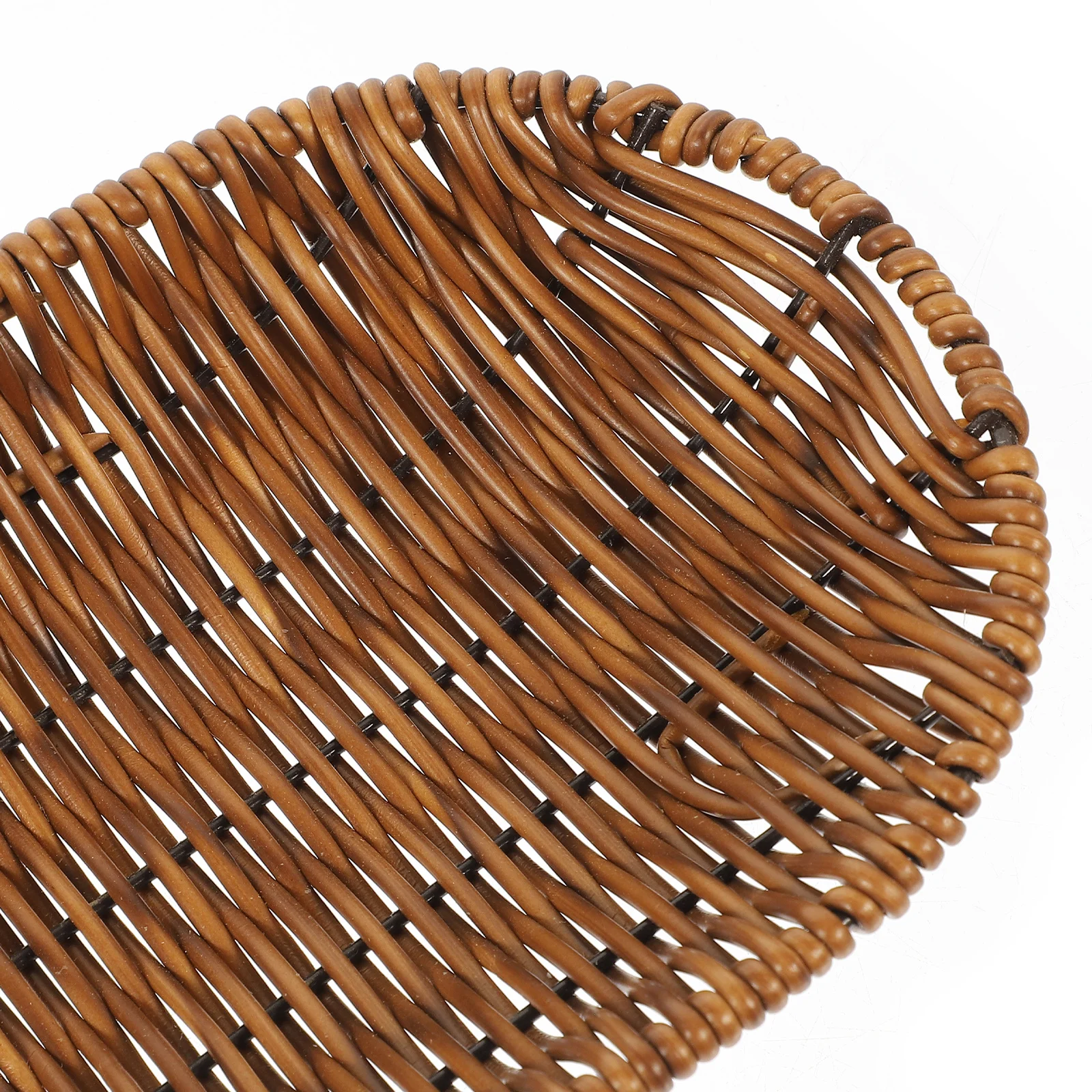 

Rattan Woven Storage Basket Rustic Style for Bread Fruits Snacks Home Kitchen Decor Picnic Use Rattan Woven Basket