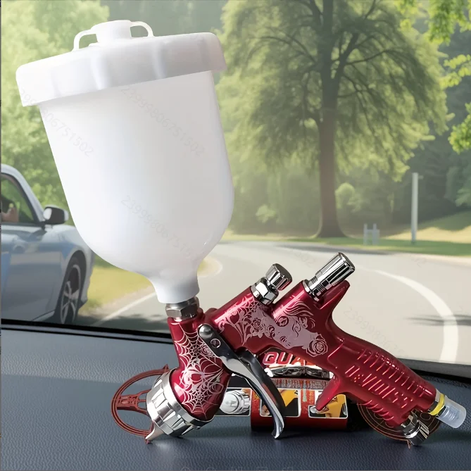 

DEVIDISS Pro Lite Golden 1.3mm Nozzle Original 600ccSpray Gun Professional Grade Pneumatic Paint
