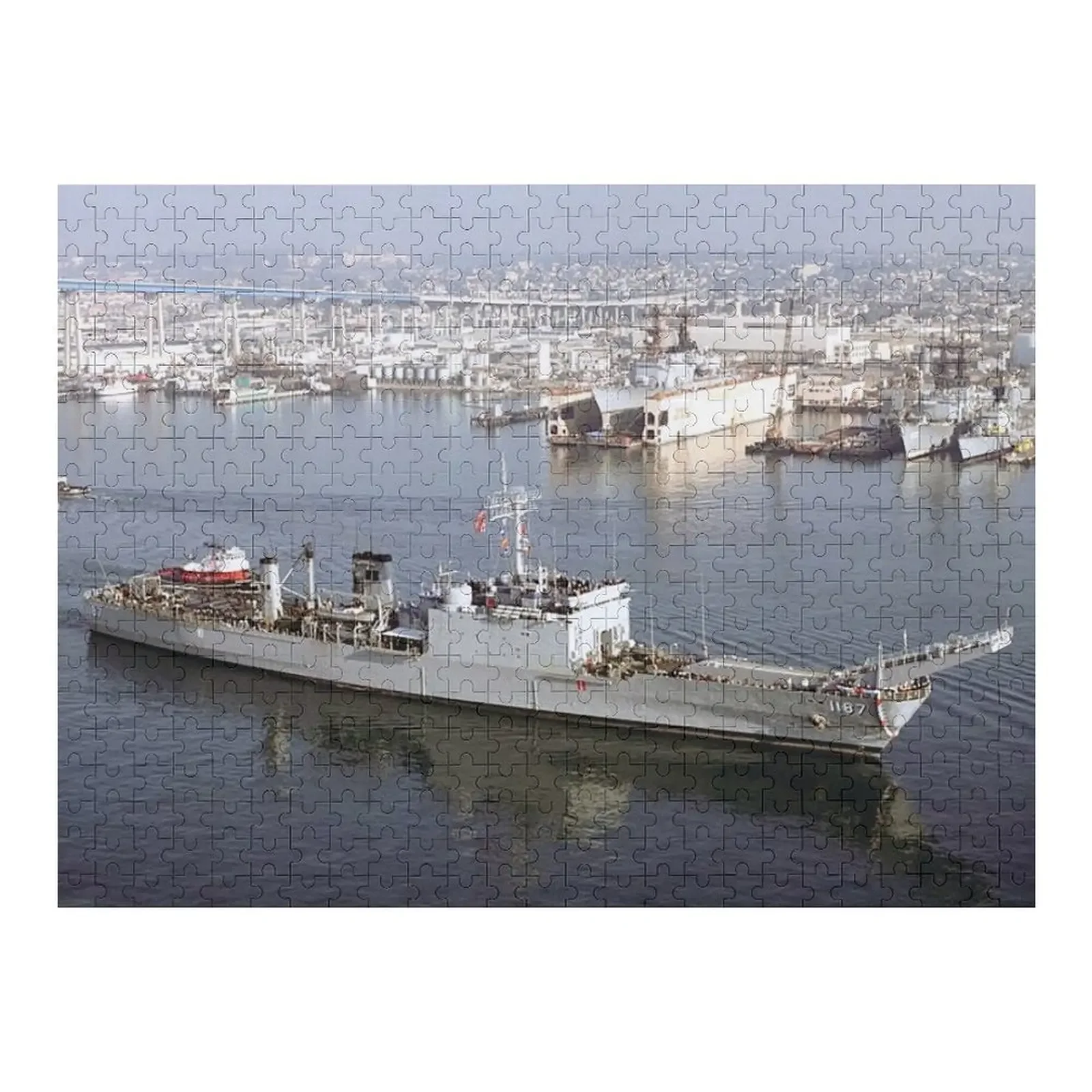 

USS TUSCALOOSA (LST-1187) КОРАБЛЬНЫЙ МАГАЗИН Пазл Детская игрушка Деревянный пазл на заказ