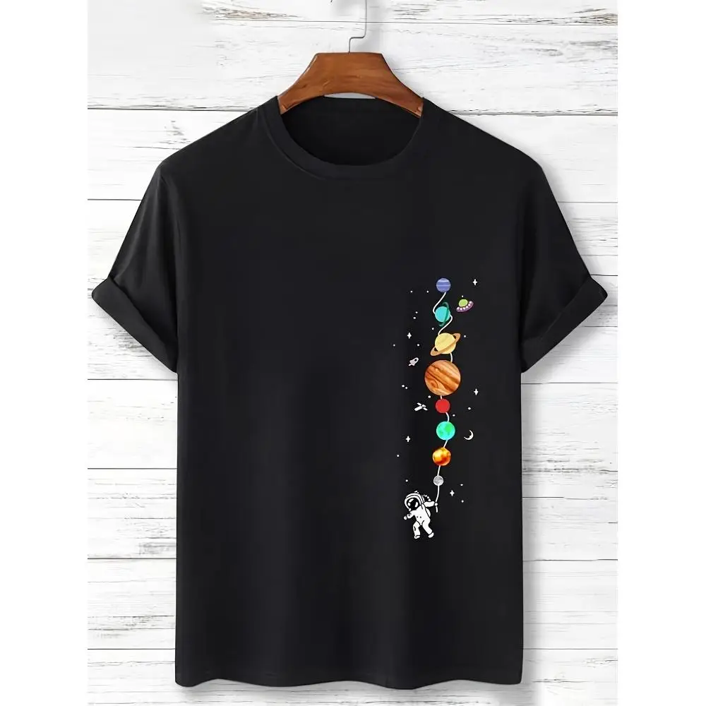 Men Unisex Breathable Cotton T Shirt Short Sleeve Round Neck Casual Tops Summer Fashion Comfortable Wear Machine Washable